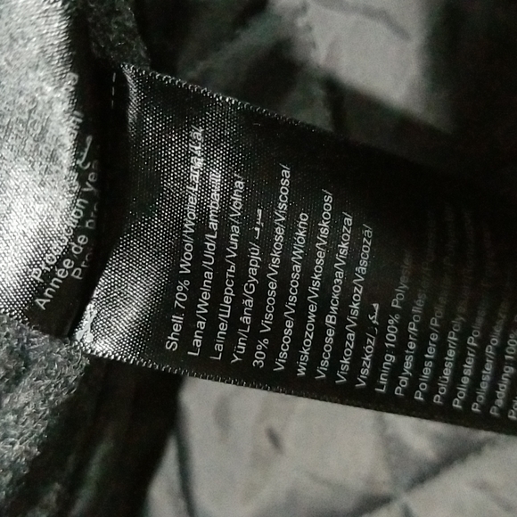 Wool Blend Overcoat. - Picture 3 of 4